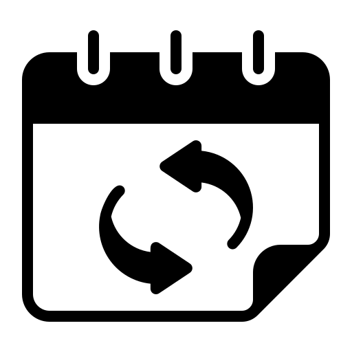 Kalender-Symbol für flexible Anpassung des Abonnements